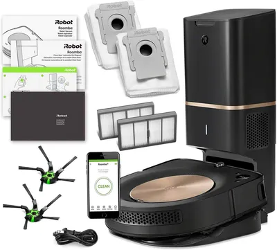 iRobot - Roomba s9+ Bundle (w/Extra Edge Brush & Extra Filter)